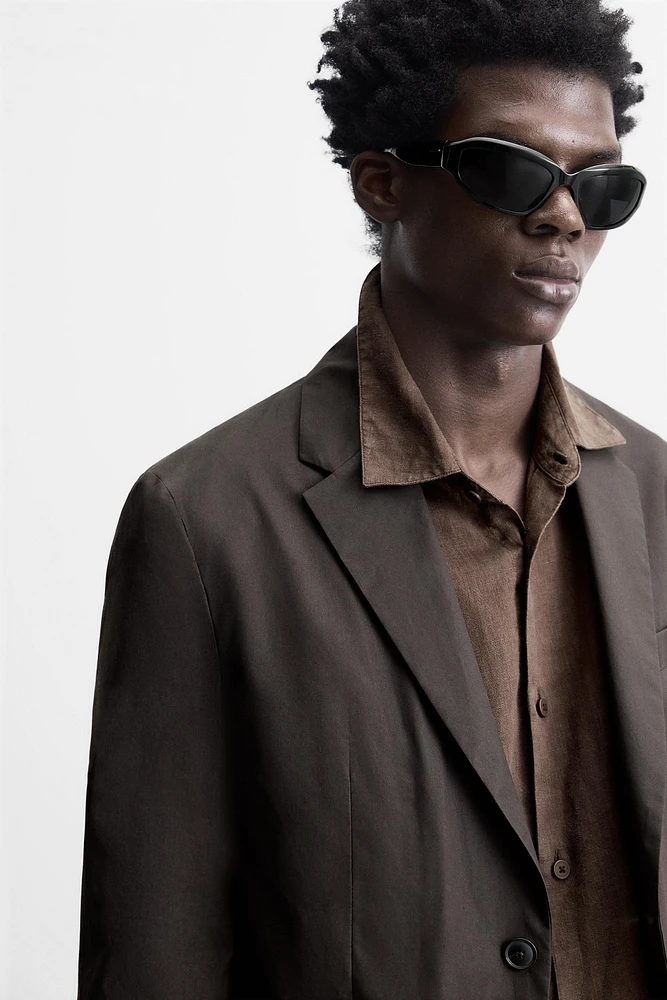VESTE DE COSTUME EFFET CIRÉ