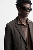 VESTE DE COSTUME EFFET CIRÉ