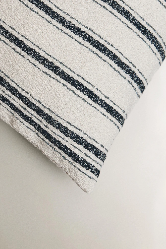HOUSSE DE COUSSIN RAYURES