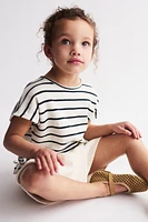 STRIPED PIQUÉ SHIRT