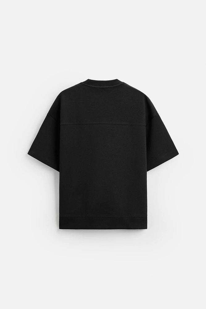 TECHNICAL TEXTURED SWEATSHIRT