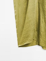 Flowing satin kimono dress - STUDIO