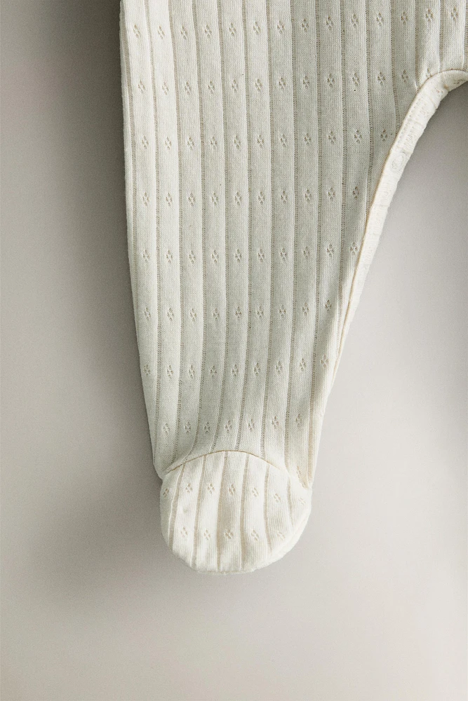RIBBED NEWBORN BABY SET