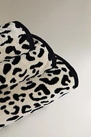 SERVIETTE DE BAIN VELOURS IMPRIMÉ ANIMAL