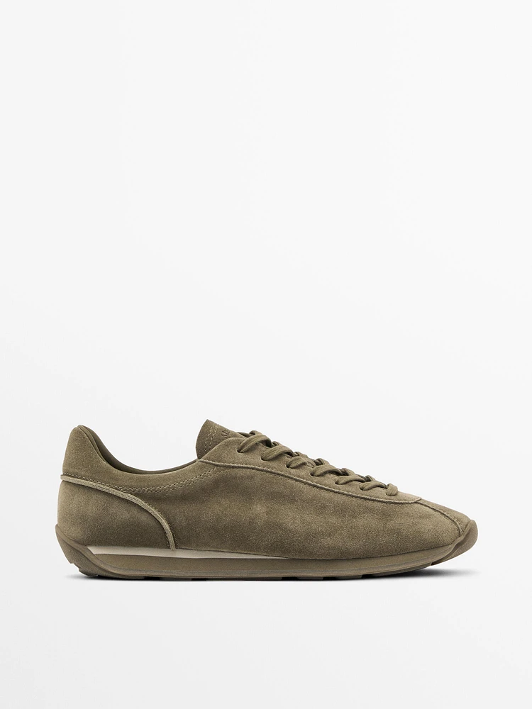 Tennis croûte de cuir
