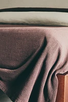 PLAIN LINEN BEDSPREAD