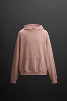 EMBROIDERED HOODIE SWEATSHIRT