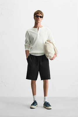 BERMUDA DE JOGGING COUTURES