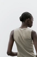 WASHED RIB TOP