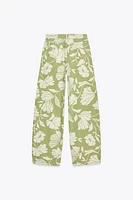Z1975 STRAIGHT HIGH RISE FULL LENGTH PRINTED JEANS
