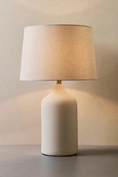 LAMPE DE TABLE BASE CÉRAMIQUE BLANCHE