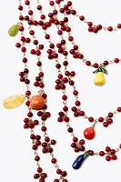 FRUIT BEAD WATERFALL NECKLACE