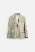 LIMITED EDITION PLAID SUIT BLAZER