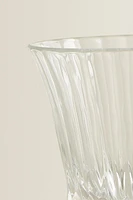 ENGRAVED CRYSTALLINE WATER GLASS