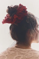EMBROIDERED OPENWORK SCRUNCHIE