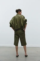 SUEDE EFFECT SHORTS