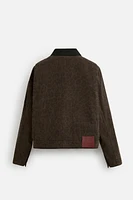 BLOUSON À IMPRIMÉ ANIMALIER