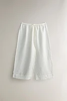 PANTALON LIN OURLET LARGE