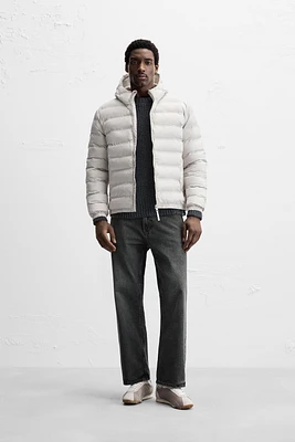 VESTE REMBOURRÉE LÉGÈRE À CAPUCHE