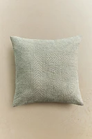 EMBROIDERED THROW PILLOW COVER
