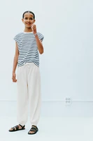 PANTALON BALLON TEXTURÉ