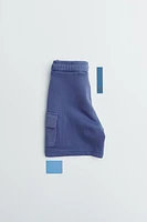PLUSH CARGO SHORTS