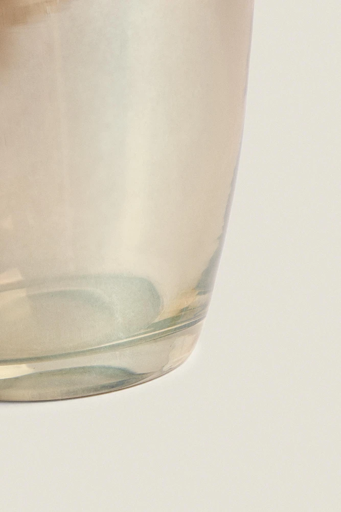VASE VERRE RECYCLABLE BRILLANT HAUT