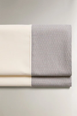 CHILDREN’S PLAID FLAT SHEET