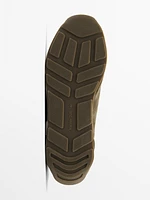 Tennis croûte de cuir