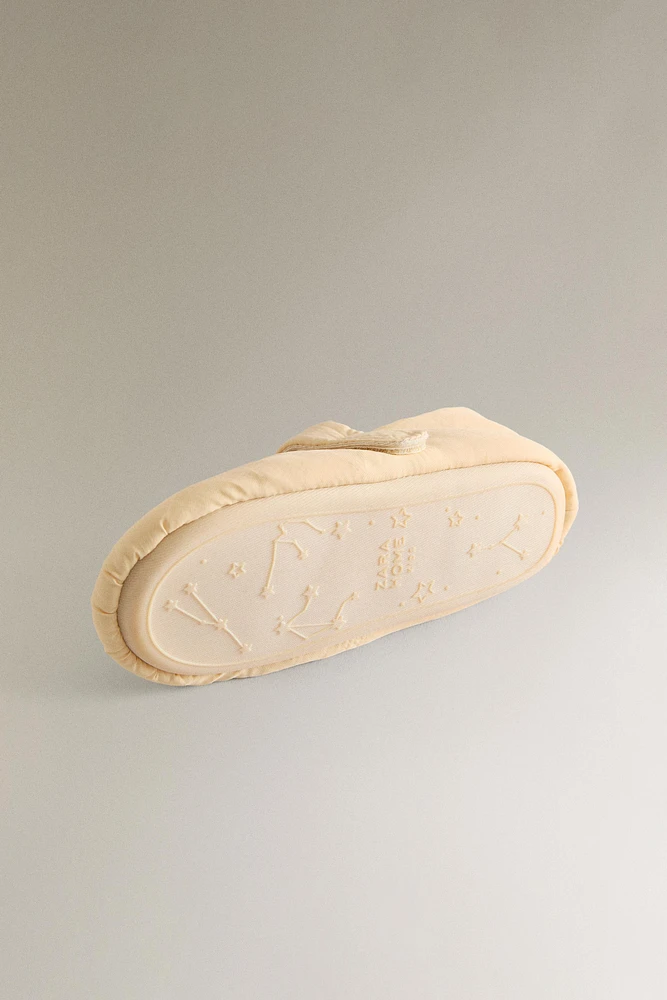 CHILDREN'S FABRIC BALLET FLATS