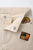 TWILL PATCH SHORTS