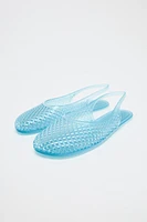 CHAUSSURES OUVERTES À L'ARRIÈRE EFFET GOMME
