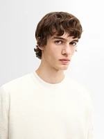 Pull en maille de coton mélang