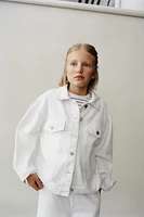 WORN EFFECT DENIM JACKET