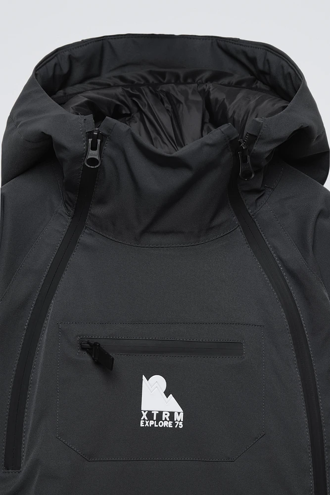 VESTE KANGOUROU DÉPERLANTE ET COUPE-VENT AVEC SYSTÈME RECCO® - COLLECTION SKI