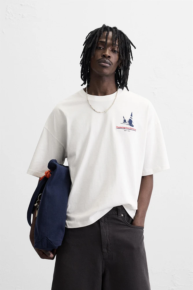 NAUTICAL PRINT T-SHIRT