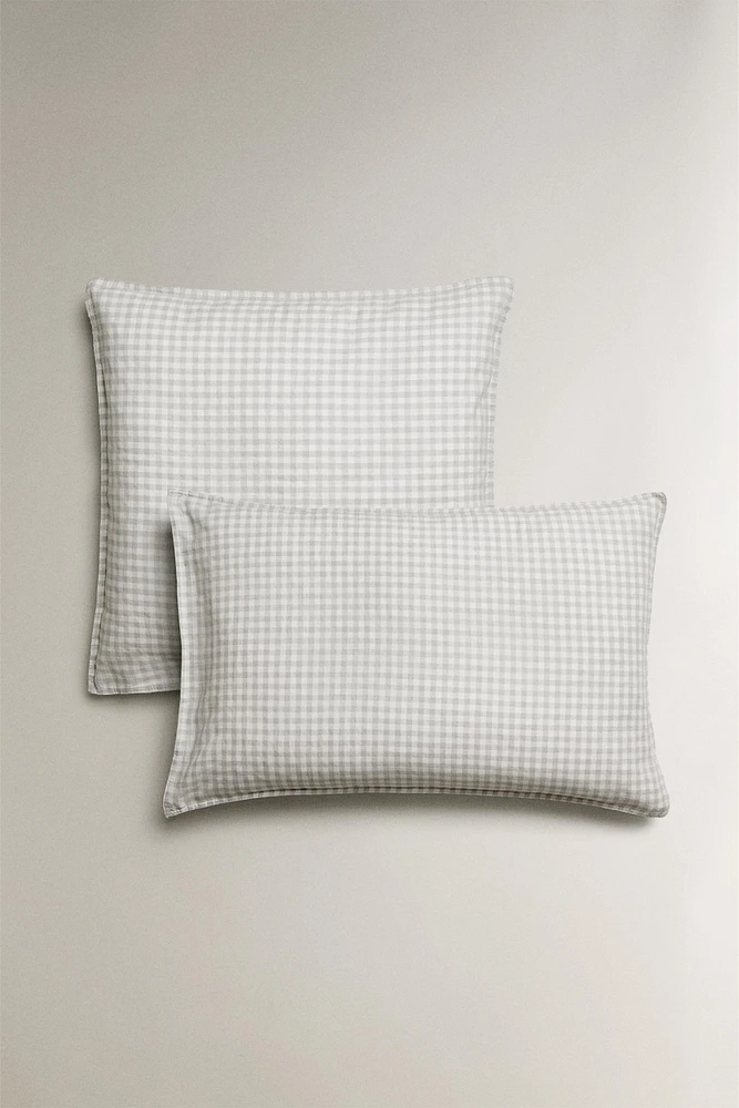 TAIE D’OREILLER ENFANT CARREAUX VICHY
