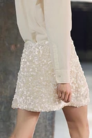 SEQUIN MINI SKIRT