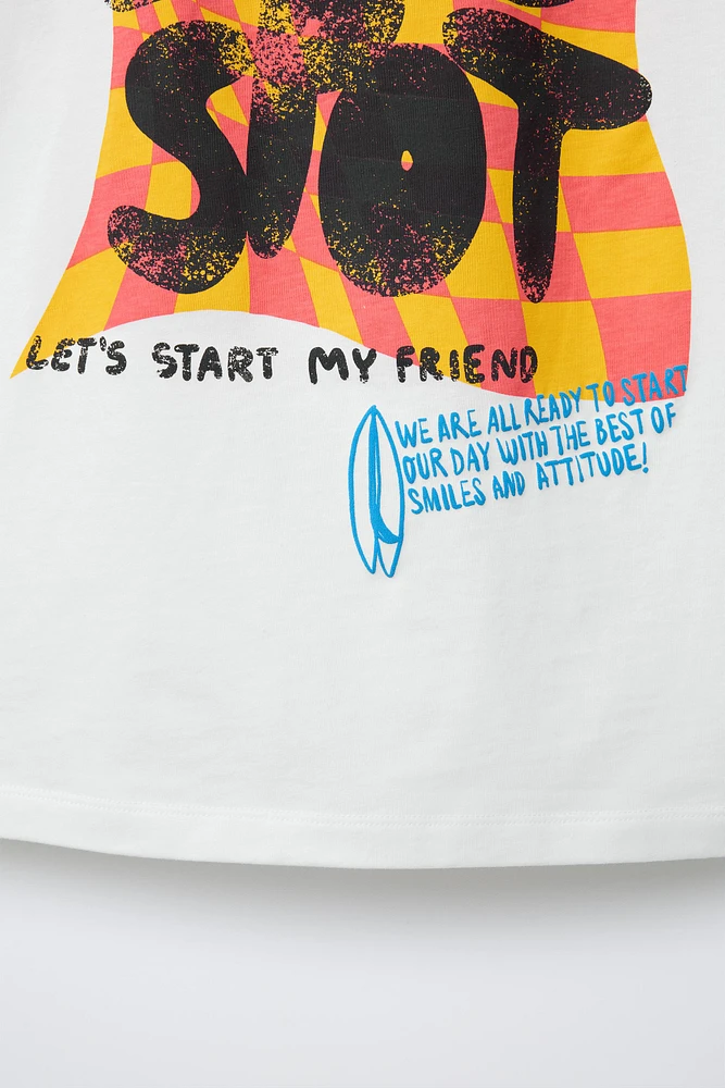 GRAFFITI PRINT T-SHIRT