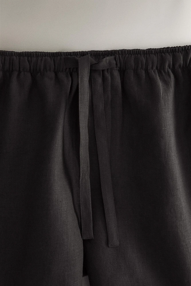 LINEN SHORTS