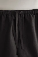 LINEN SHORTS