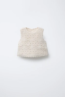 CROCHET KNIT TOP