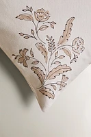 HOUSSE DE COUSSIN FLEURS