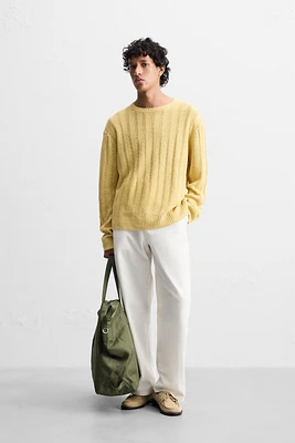 PULL 100 % LIN CÔTEL