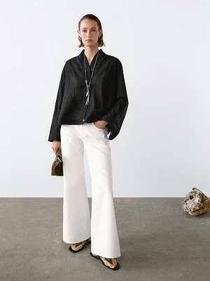 Flowing 100% cotton shirt