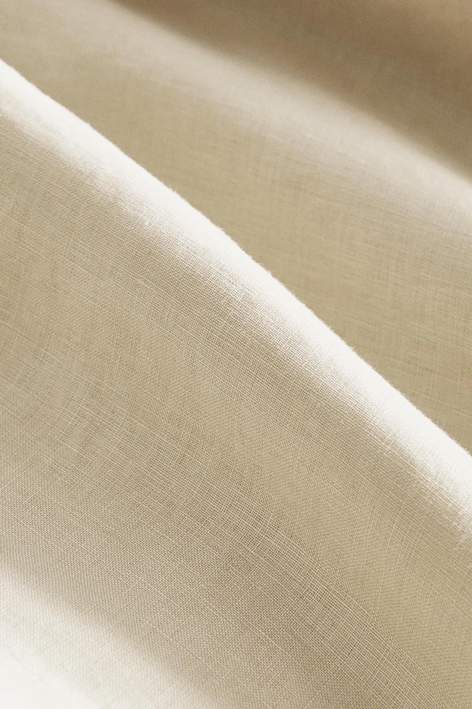 WASHED LINEN FLAT SHEET (140 GXM²)