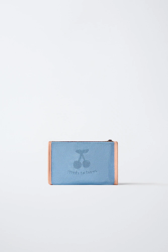 CHERRY TOILETRY BAG