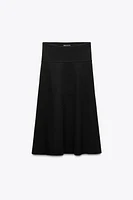 VOLUMINOUS SOFT MIDI SKIRT