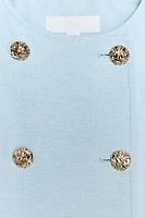 SHORT SLEEVE DOUBLE BREASTED BLAZER