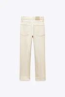 JEAN ZW COLLECTION BOOTCUT TAILLE HAUTE CROPPED